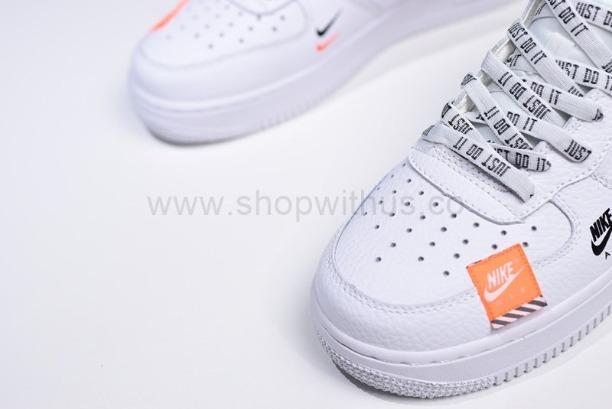 NikeMena Air Force 1 AF1 Mid 07 Just Do It - White
