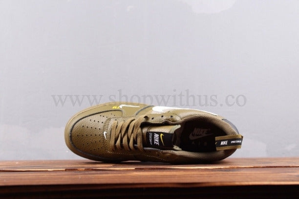 NikeUnisex Air Force 1 AF1 Low Utility - Olive Canvas