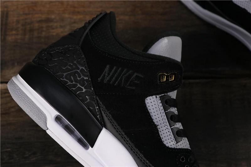 Air Jordan 3 AJ3 Retro Tinker -  Black Cement
