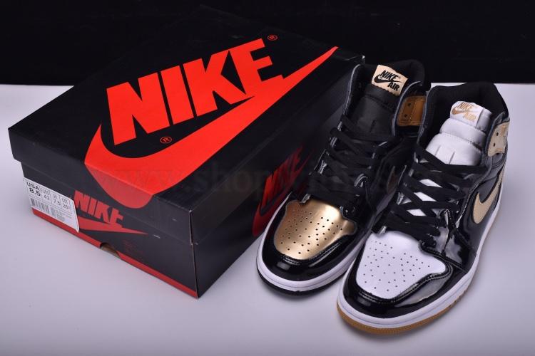 Air Jordan 1 AJ1 Retro High - Gold Top 3