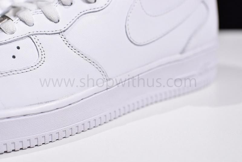 (Real Leather OG)Nike✔️Air Force 1 AF1 MID '07  - All White