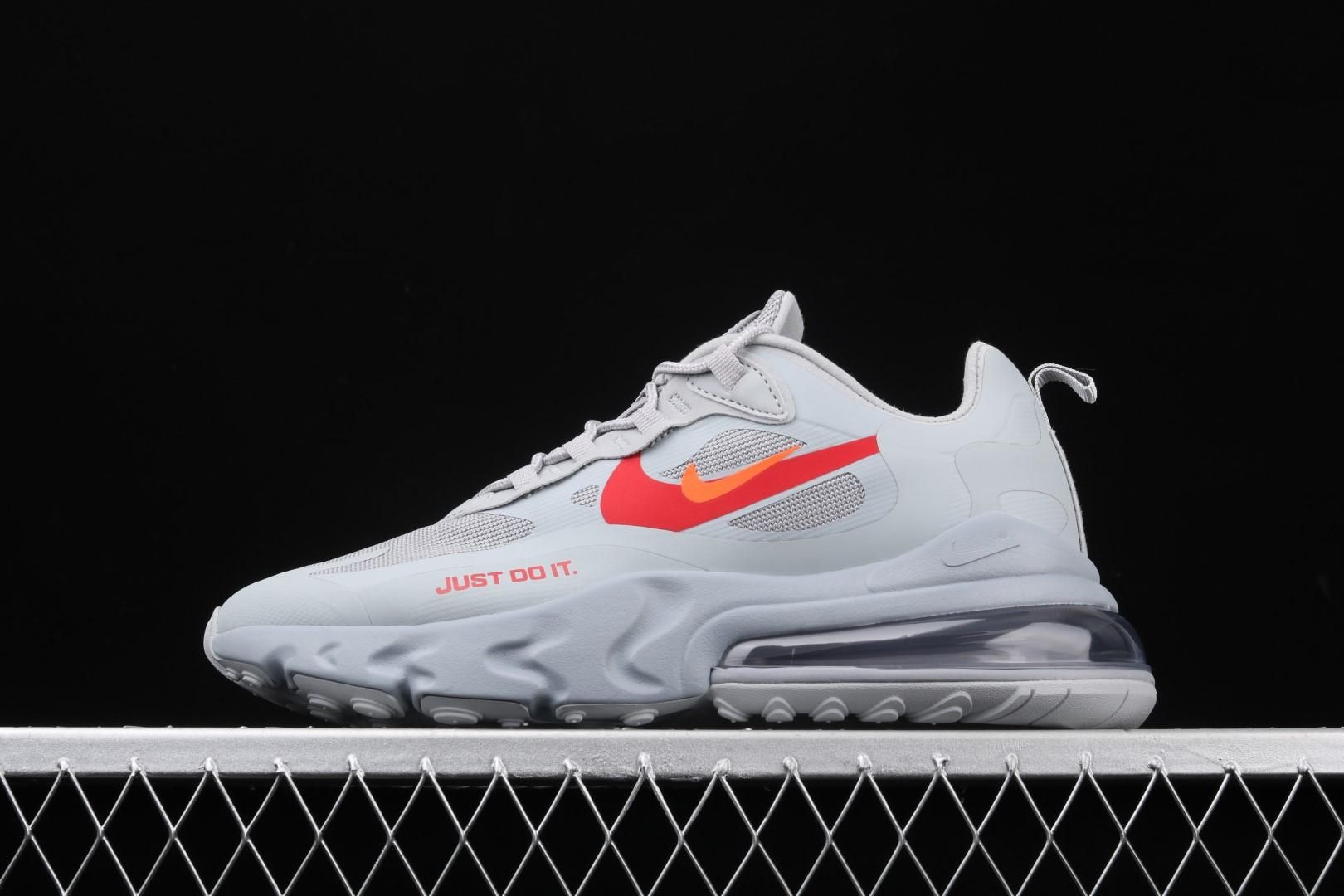 NikeUnisex Air Max 270 AM270 React - Just Do It Grey