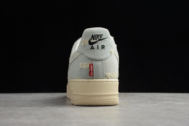 Levis x NikeUnisex Air Force 1 AF1 Low - Beige/Blue