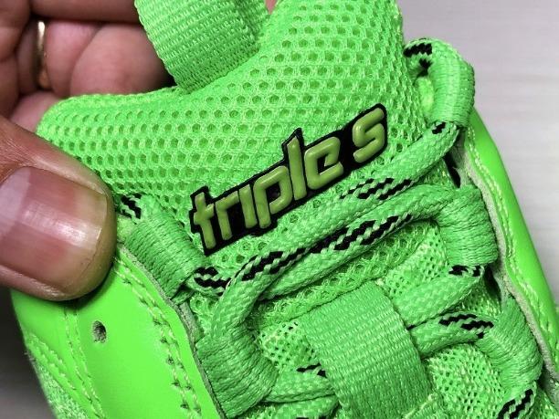 BalenciagaUnisex Triple S Clear Sole -  Neon Green