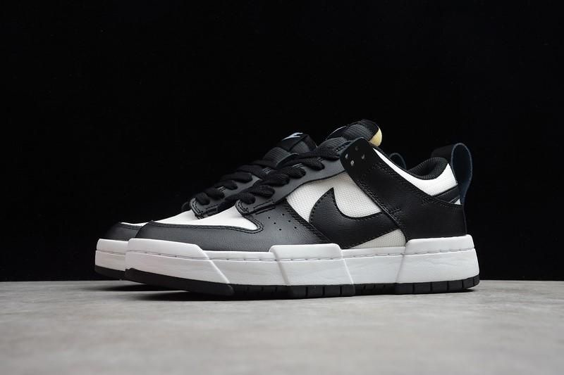 NikeMen's Dunk Low - Disrupt Black White