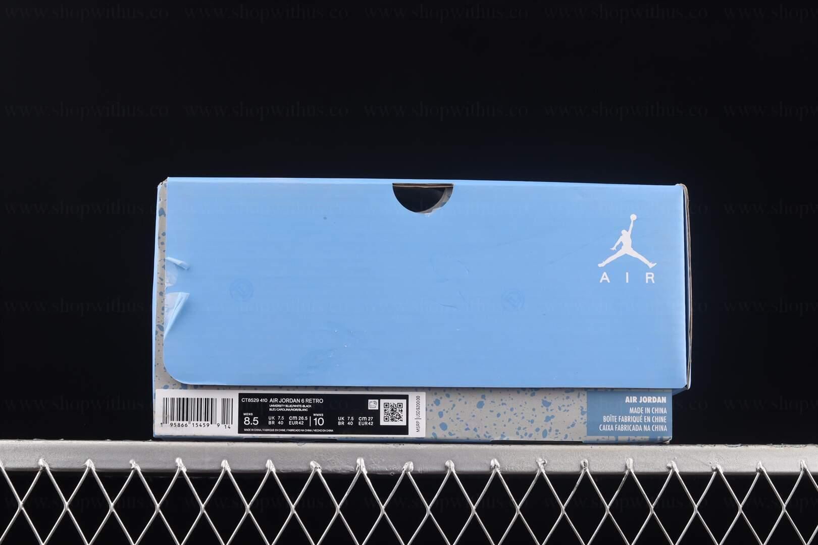 Air Jordan 6 AJ6 - UNC White