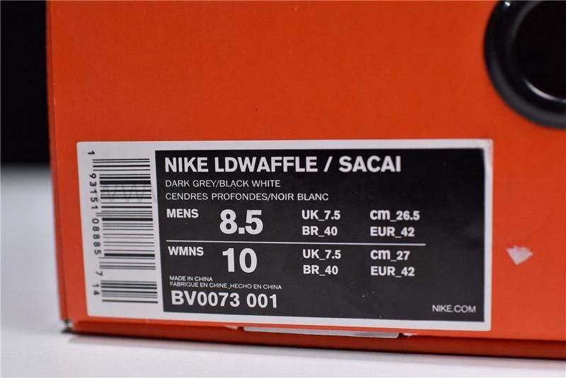 sacai x Nike✔️LDWaffle - Black