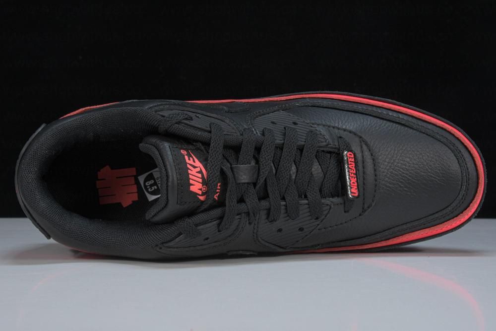 NikeUnisex Air Max 90 Undefeated - Black Solar Red