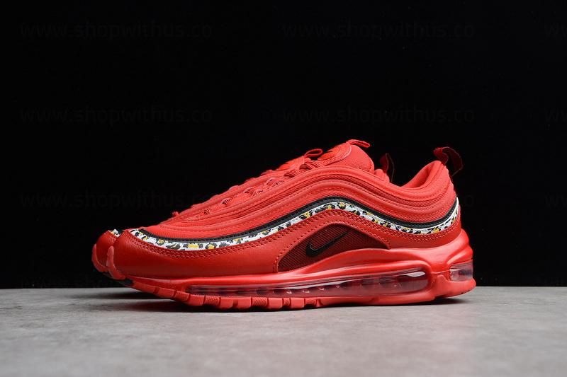 NikeUnisex Air Max 97 Leopard Pack - Red