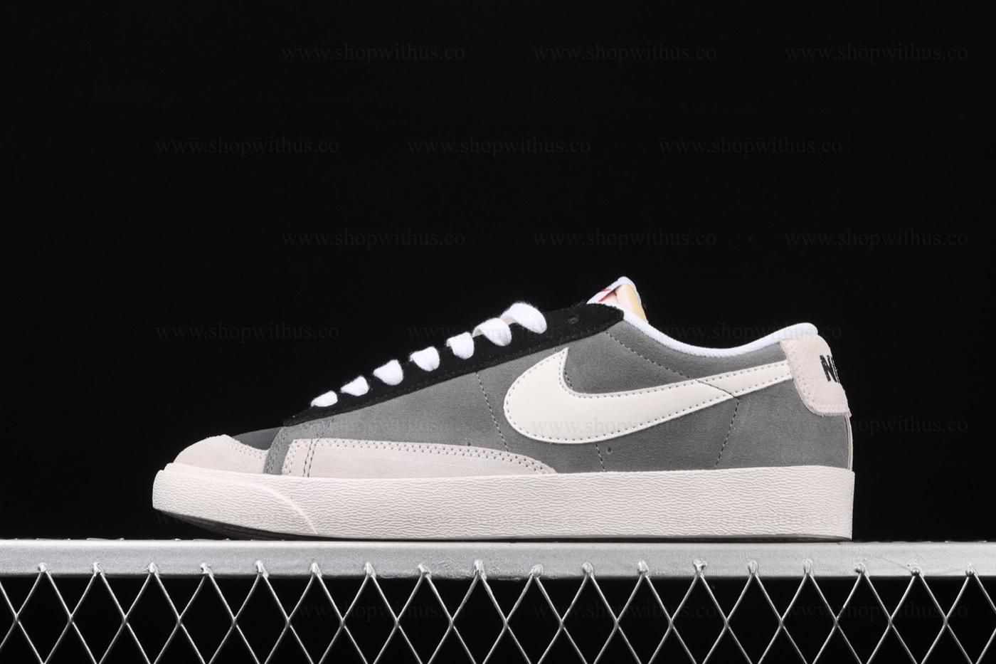 NikeUnisex Blazer Low QS - Carbone Grey/Black