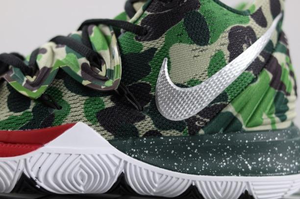 Bape x NikeBasketball Kyrie 5 PE Camo - Green/White