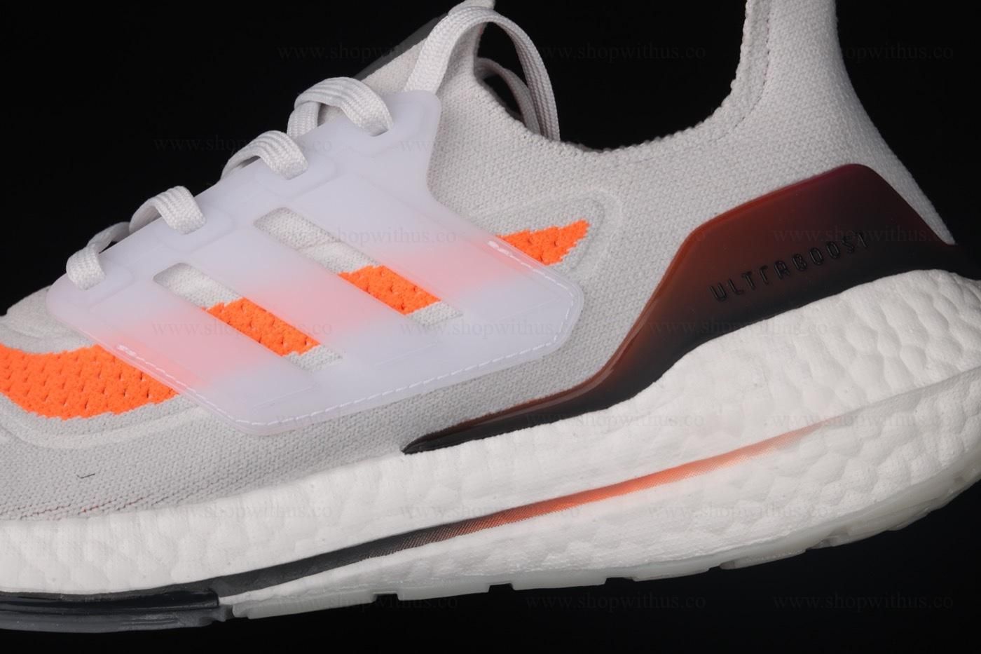 adidasMen's Ultraboost 21 - Grey Screaming Orange