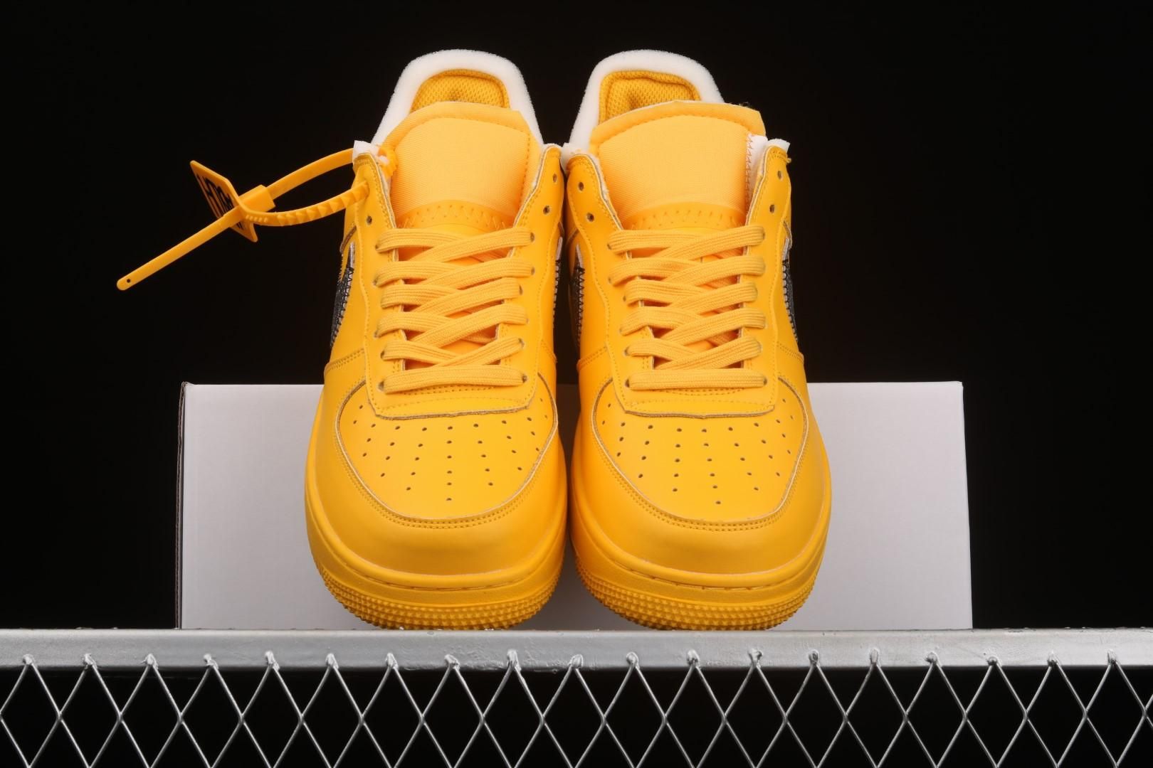 Off-White x Air Force 1 AF1 Low - University Gold