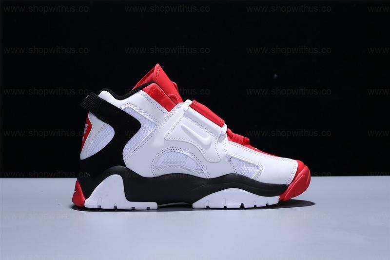 NikeAir Barrage Mid QS - White/Red/Black