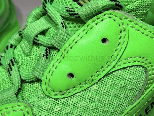 BalenciagaUnisex Triple S Clear Sole -  Neon Green
