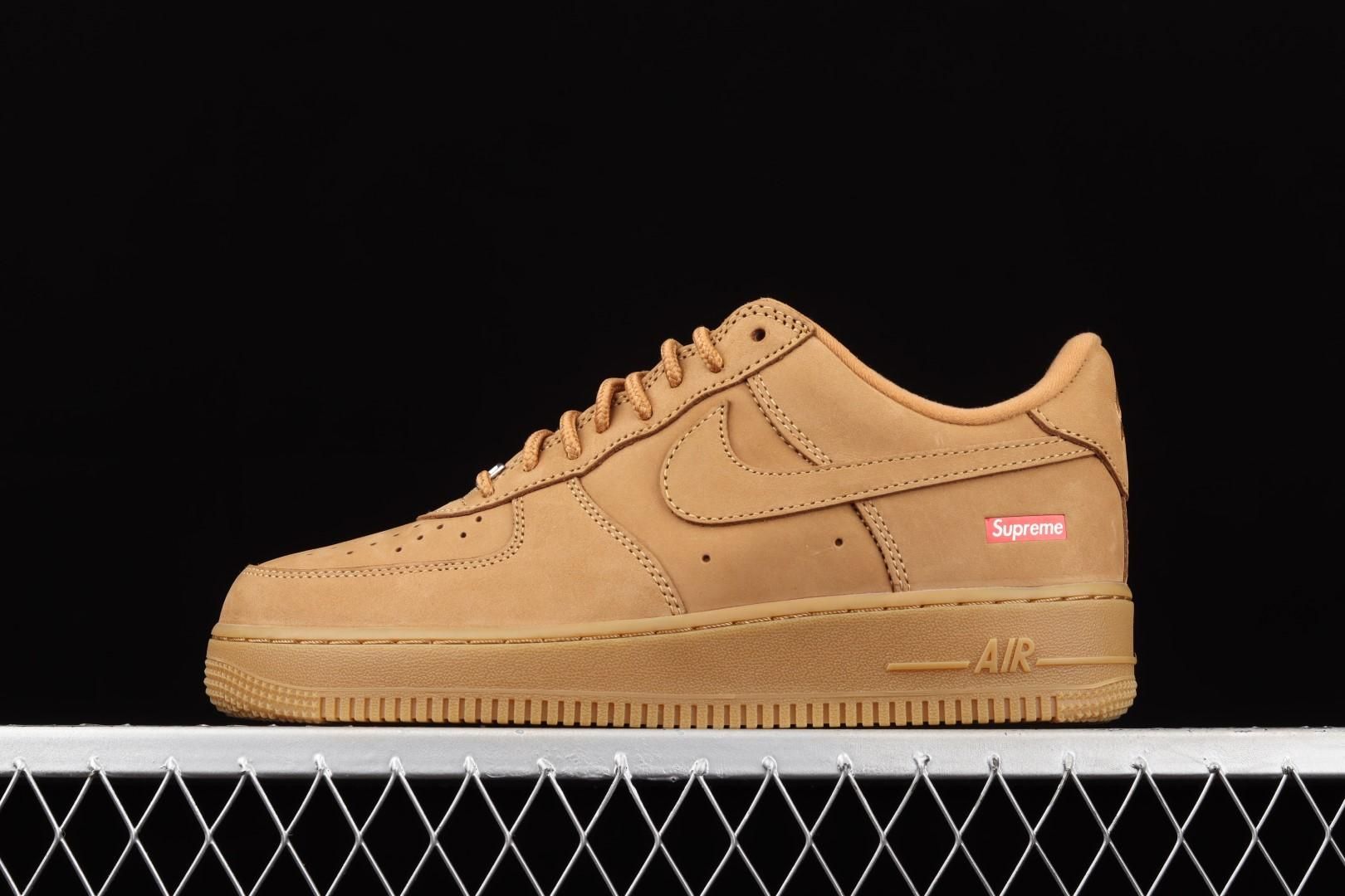 supreme x Air force 1 AF1 low - wheat