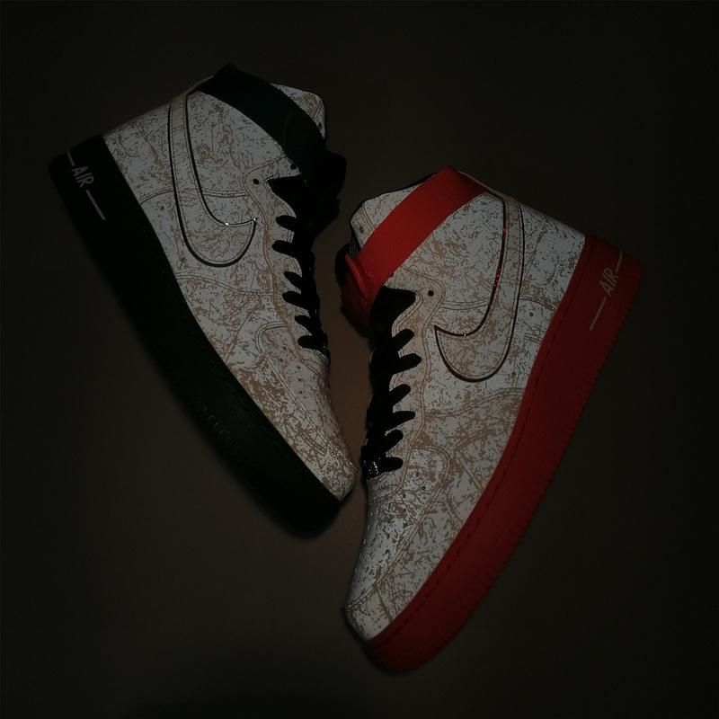 NikeAir Force 1 AF1 High - China Hoop Dreams