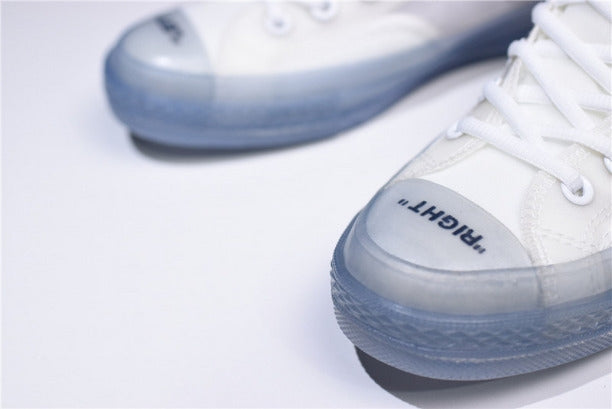 The 10: Off-White x Converse Chuck Taylor - Clear/White/White