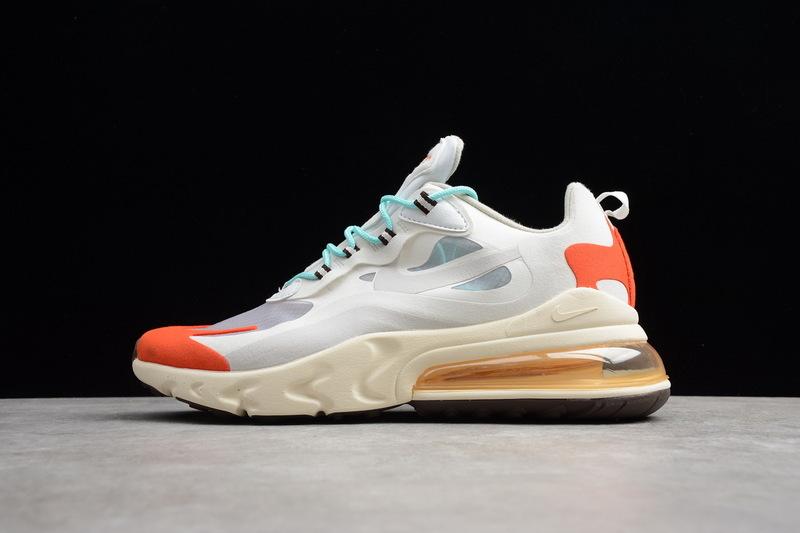 NikeAir Max 270 React - Light Beige/Chalk
