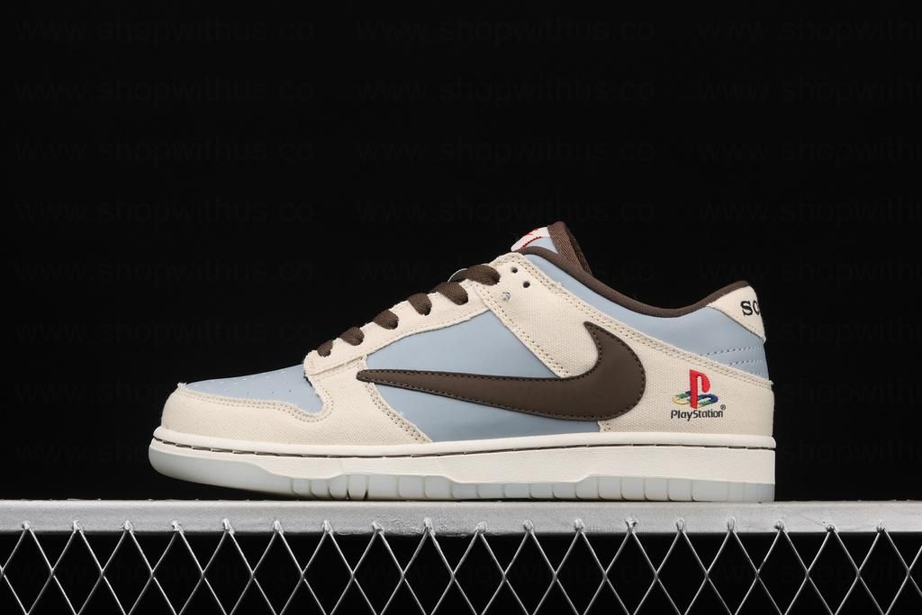Travis Scott x PlayStation x NikeSB Dunk Low Charcoal grey