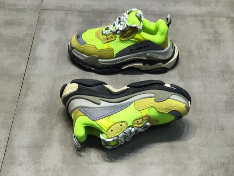 BalenciagaTriple S - Neon Yellow