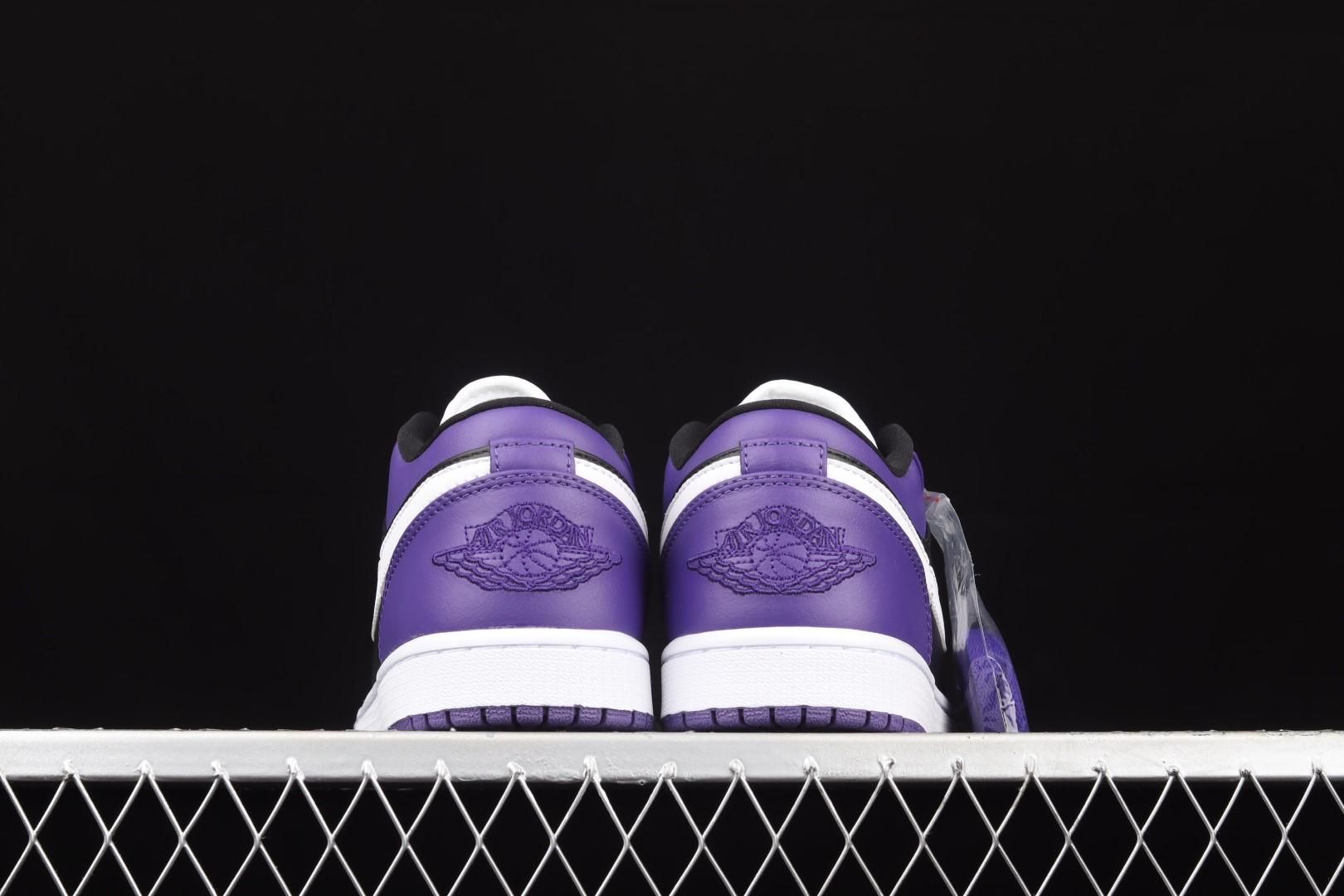 Air Jordan 1 AJ1 Low - Court Purple/Black