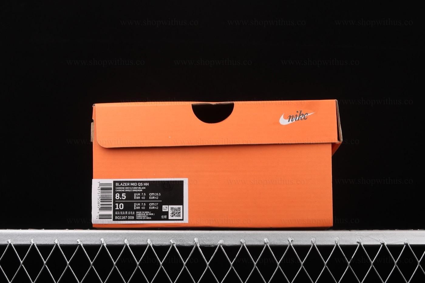NikeUnisex Blazer Low QS - Carbone Grey/Black
