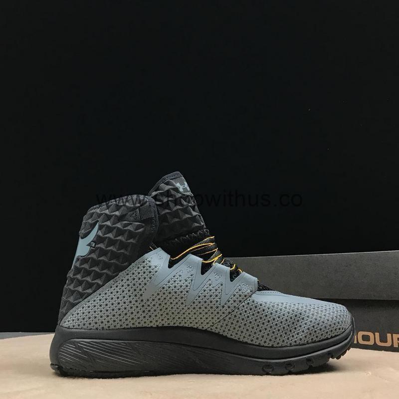 Under Armour x Project Rock Delta Training Shoes - Grey/Black