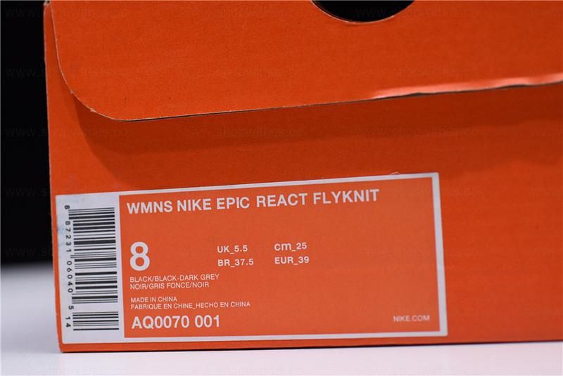 NikeWMNS Epic React Flyknit - 'Black'