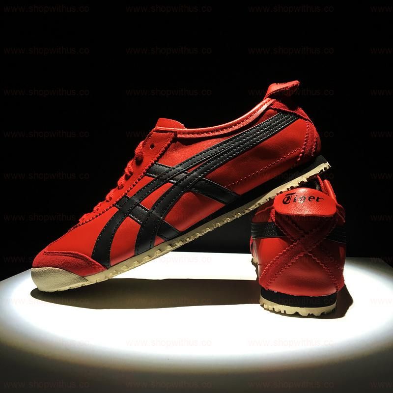 (Leather)Onitsuka Tiger Mexico 66 - Red/Black