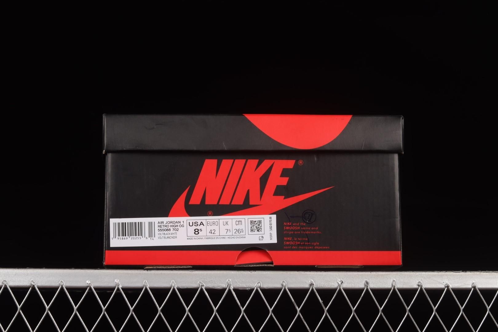 Air Jordan 1 AJ1 High - Visionare Volt-Black