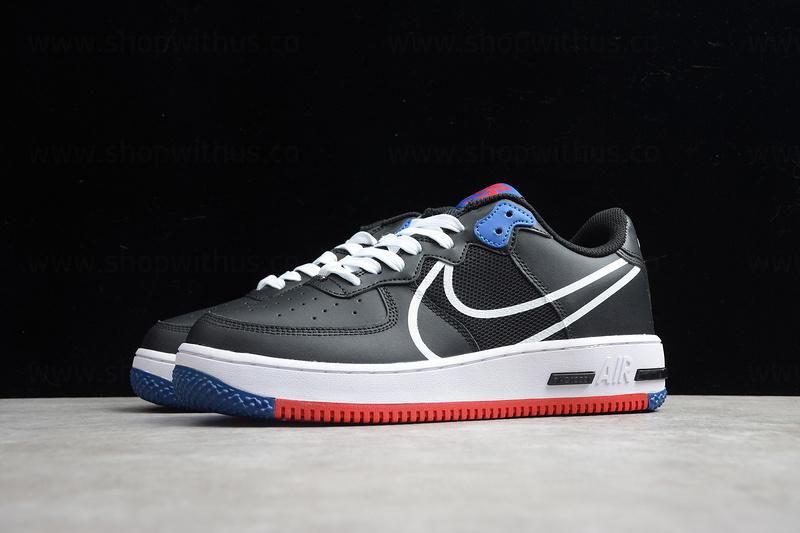 NikeAir Force 1 AF1 React D/MS/X - Black