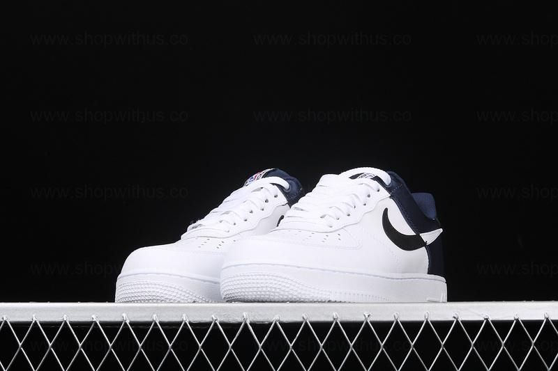 NikeAir Force 1 AF1 Low NBA City Edition - White Navy