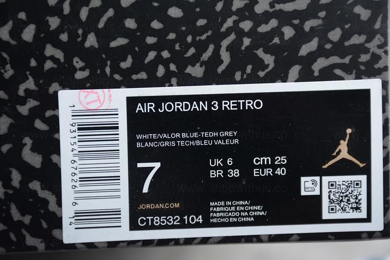 Air Jordan 3 AJ3 - UNC