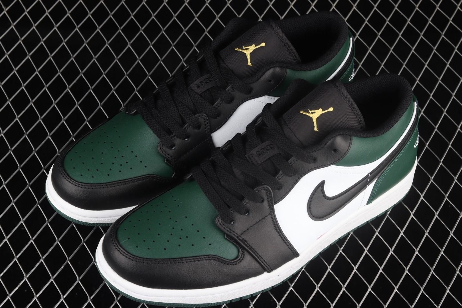 Air Jordan 1 AJ1 Low - Green Toe