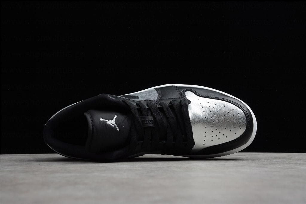 Air Jordan 1 AJ1 Retro Low - Silver Toe