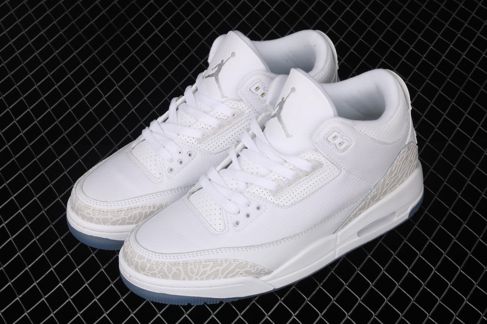 Air Jordan 3 AJ3 Retro - Pure White