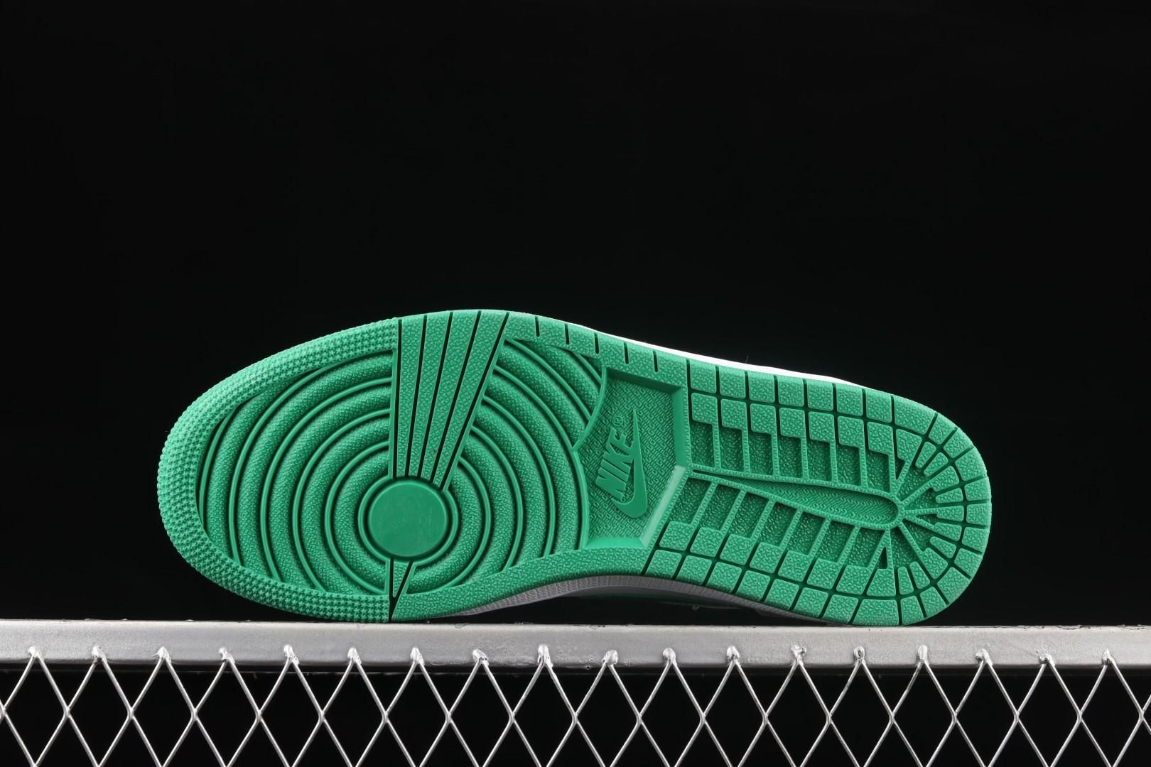 Air Jordan 1 AJ1 Mid - Grey Pine Green