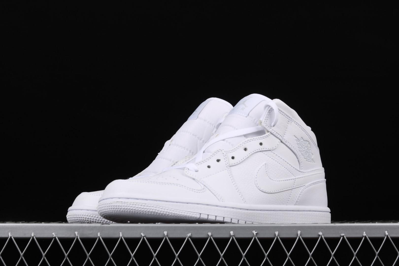 Air Jordan 1 AJ1 Mid - White/Cool Grey