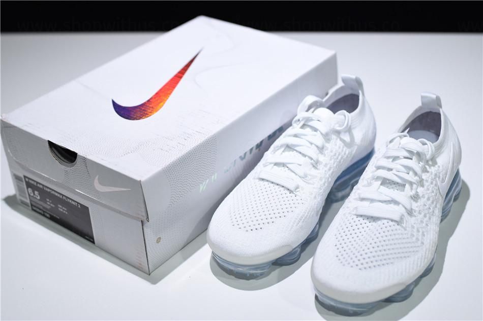NikeAir VaporMax Flyknit 2 - White/Pure Platinum