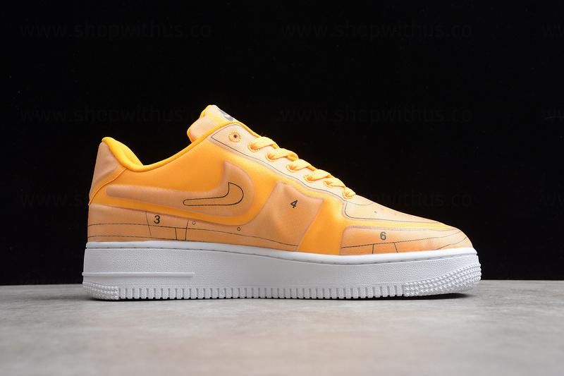 NikeUnisex Air Force 1 AF1 Low 07 LX  Blueprint - "Laser Orange