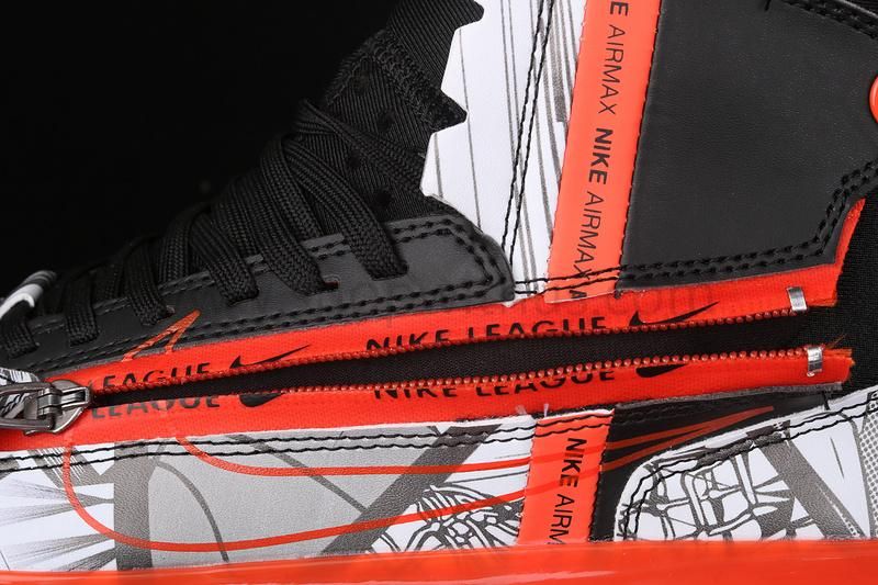 NikeUnisex Air Max 720 Saturn - Black/Team Orange