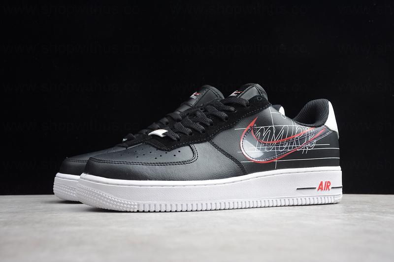 NikeAir Force 1 AF1 Low - Script Black