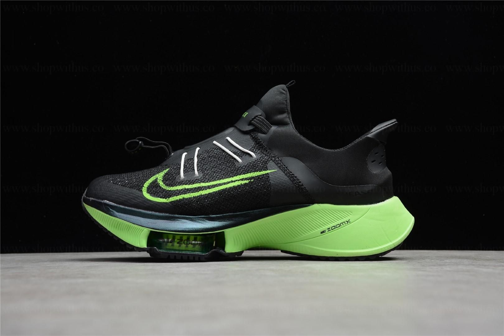 NikeAir Zoom Tempo NEXT% FlyEase - Black/Green