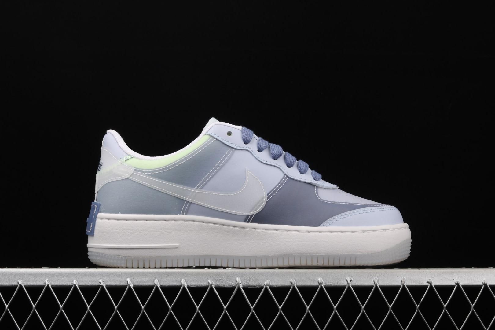 NikeUnisex Air Force 1 AF1 Low Shadow - Ghost World Indigo