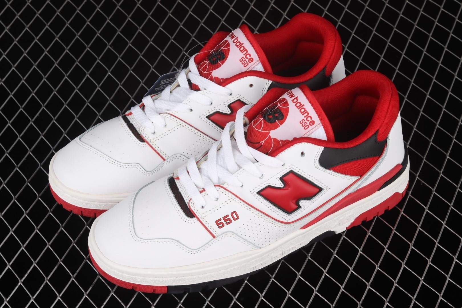 New Balance 550 - White/Red