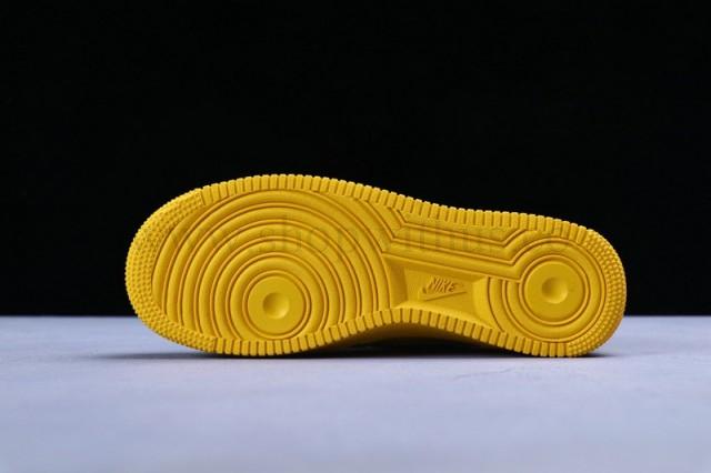 Custom NikeAir Force 1 AF1 Low x Off-White - Yellow