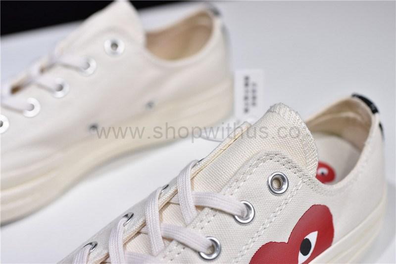 Comme des Garcons Play x Converse Chuck Taylor All-Star 70s Low - White