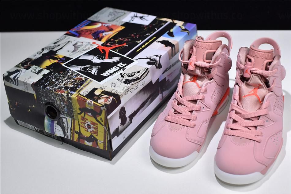 WMNS Aleali May x Air Jordan 6 AJ6 Retro - Millennial Pink