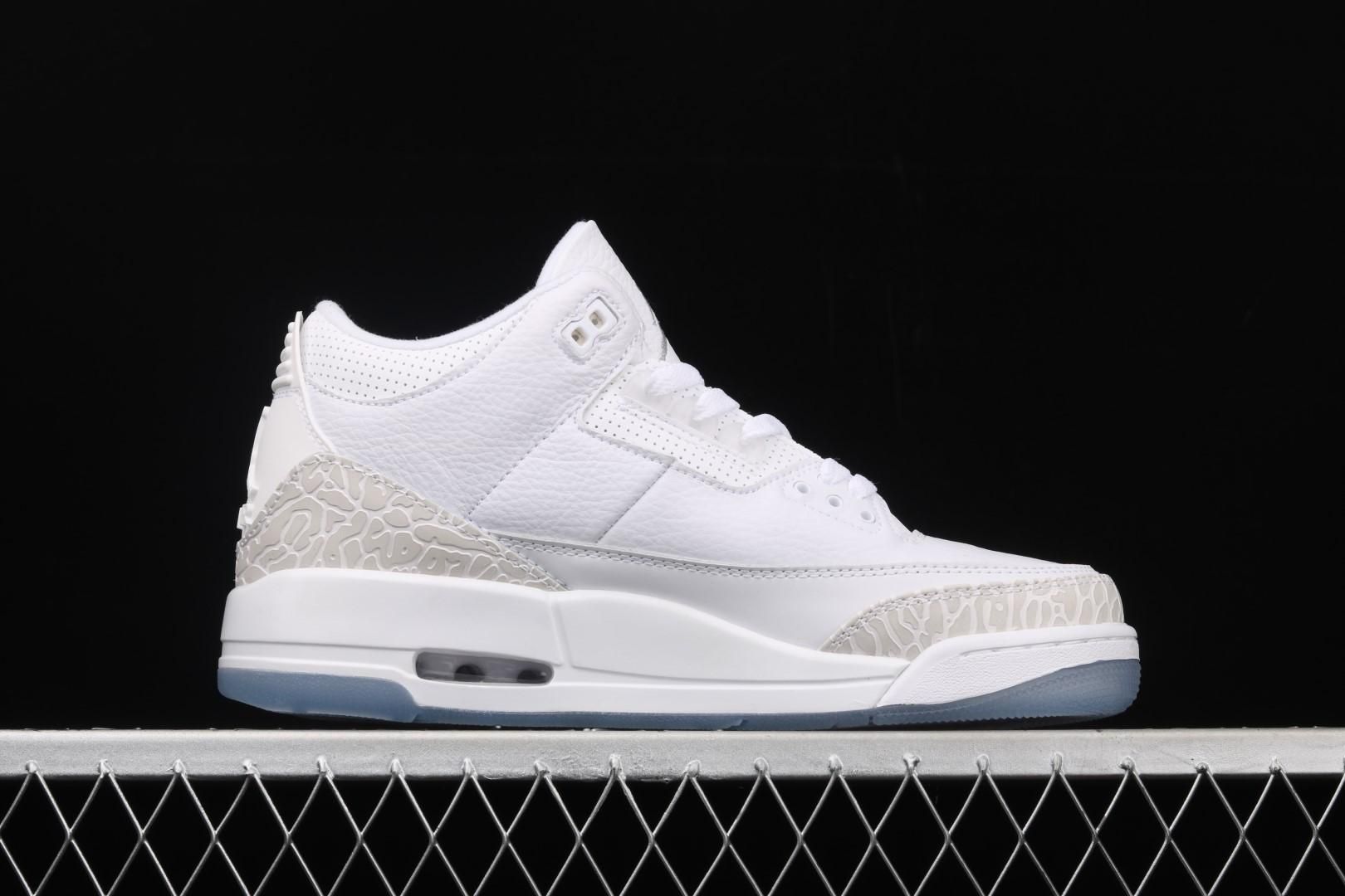 Air Jordan 3 AJ3 Retro - Pure White